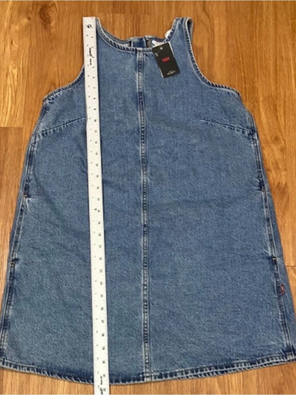 Levi's 90's Women Shift Sleeveless
A-Line Denim Mini Dress S